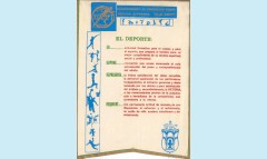 Banderín del Club Arete de la Universidad Laboral de Cordoba<br /><br />