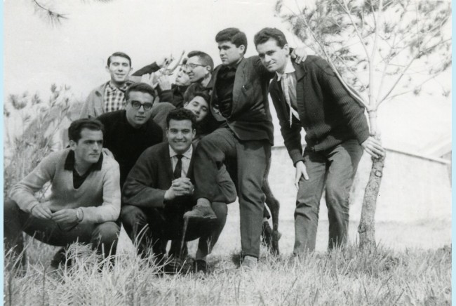 1962-63 Proy Utiles y Htas <br />se encuentra en el centro, agachado junto con el tambien fallecido José Mª Vega Bravo
